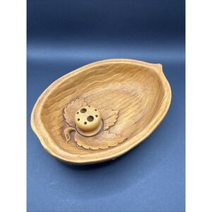 Vintage Nut Shaped Burwood Nut Bowl Without Nut Cracking Tools